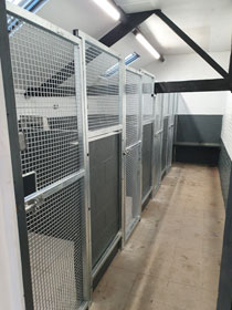 Dog Kennel Partitions with Gates